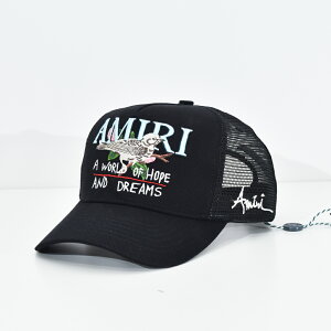 AMIRI �A�~�� �L���b�v �X�q HOPE AND DREAMS TRUCKER HAT AMSAHE1034 2026�t�ăV�[�Y��