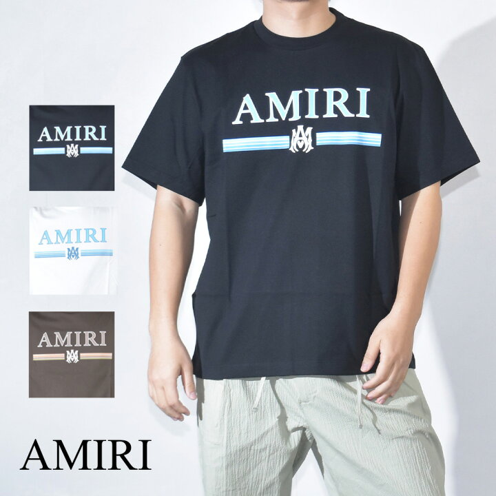 楽天市場】AMIRI アミリ Tシャツ ロゴ メンズ MA BAR TEE 黒 ブラック 