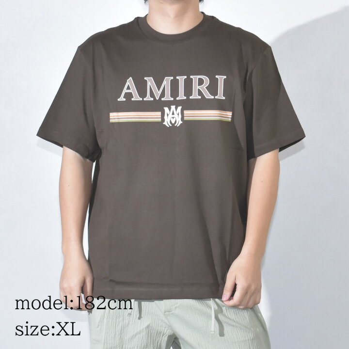 楽天市場】AMIRI アミリ Tシャツ ロゴ メンズ MA BAR TEE 黒 ブラック  
