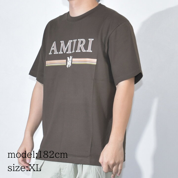 楽天市場】AMIRI アミリ Tシャツ ロゴ メンズ MA BAR TEE 黒 ブラック  