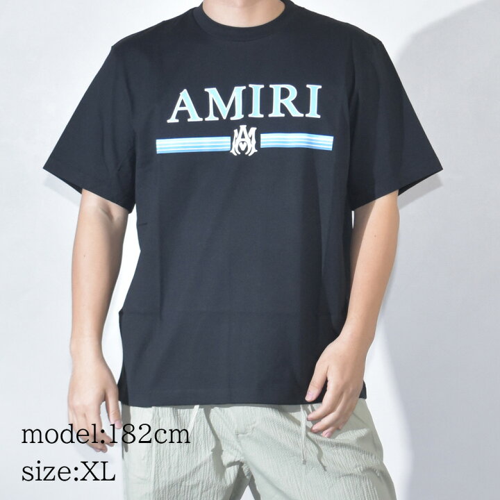 楽天市場】AMIRI アミリ Tシャツ ロゴ メンズ MA BAR TEE 黒 ブラック  