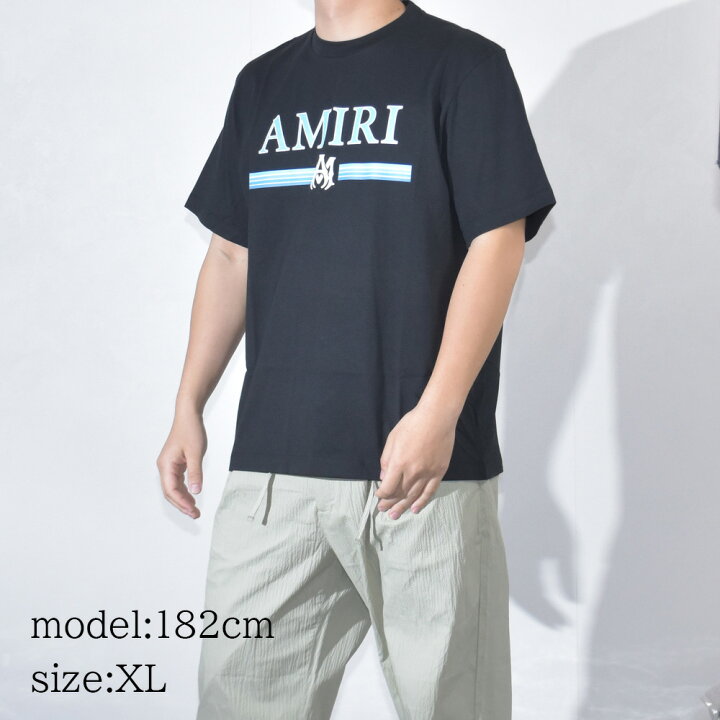 楽天市場】AMIRI アミリ Tシャツ ロゴ メンズ MA BAR TEE 黒 ブラック 