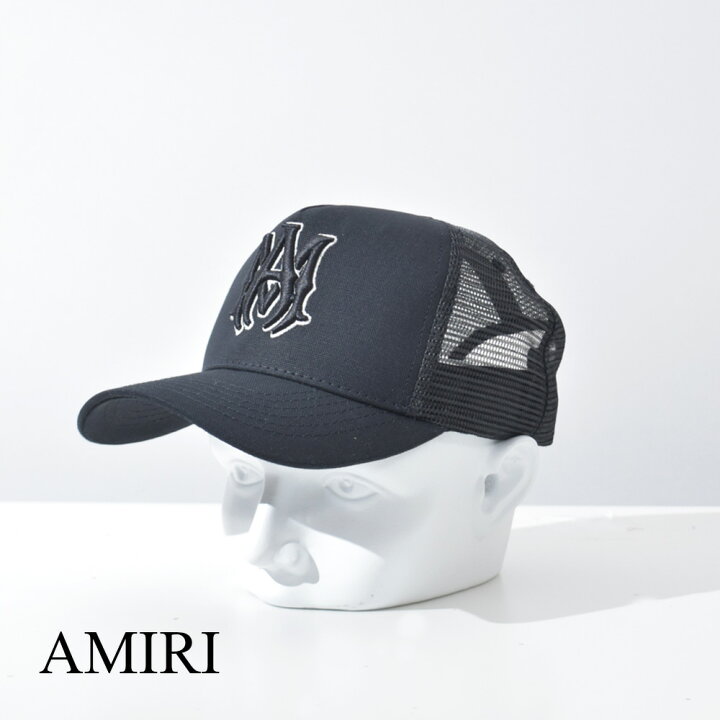 楽天市場】AMIRI アミリ 帽子 キャップ メッシュ ロゴ 黒 ブラック 