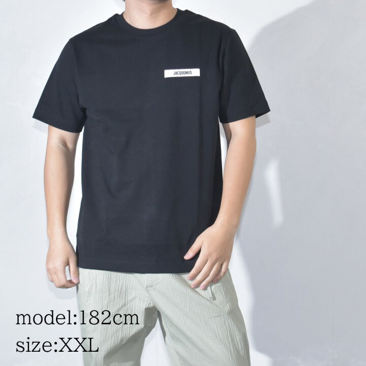 楽天市場】JACQUEMUS Tシャツ グログラン ロゴ メンズ ホワイト 