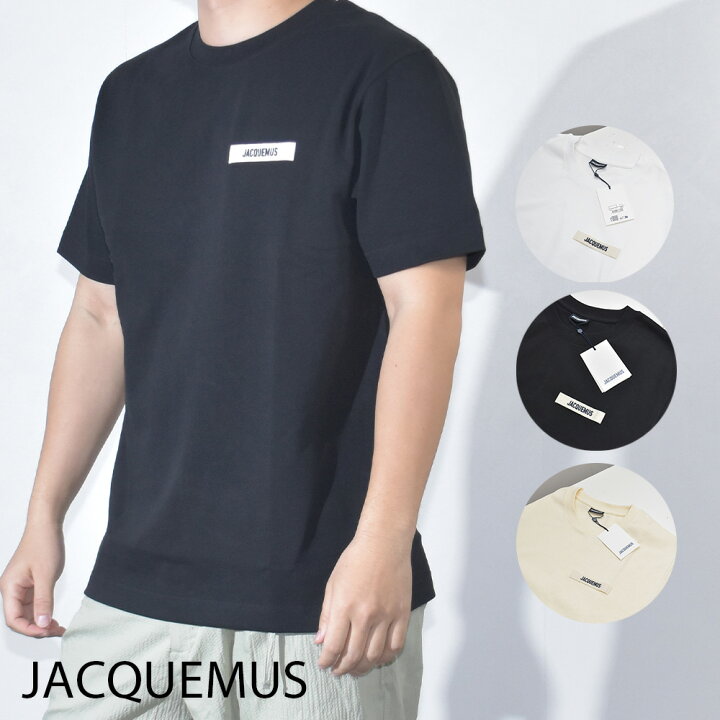 楽天市場】JACQUEMUS Tシャツ グログラン ロゴ メンズ ホワイト  