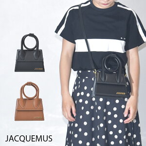 JACQUEMUS �n���h�o�b�O ���E�`�L�[�g�E�k�[�h ���f�B�[�X Le Chiquito Noeud �V�����_�[�o�b�O �u���b�N �� ���C�g�u���E�� �� �u�����h ���S �W���b�N���X 213BA005
