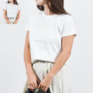 ALEXANDER WANG �A���L�T���_�[���� T�V���c 4CC3241521 ESSENTIAL JSY SHRUNK TEE W/PUFF LOGO BOUND NECK