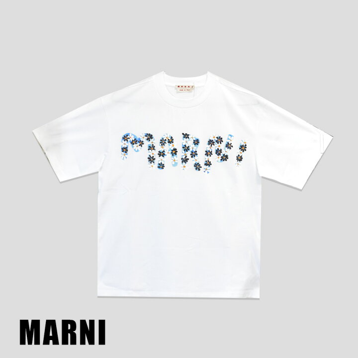 楽天市場】マルニ Tシャツ レディース 花柄 ロゴ フラワー 半袖  