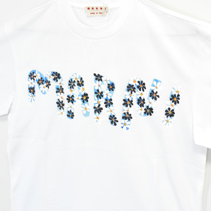 楽天市場】マルニ Tシャツ レディース 花柄 ロゴ フラワー 半袖 
