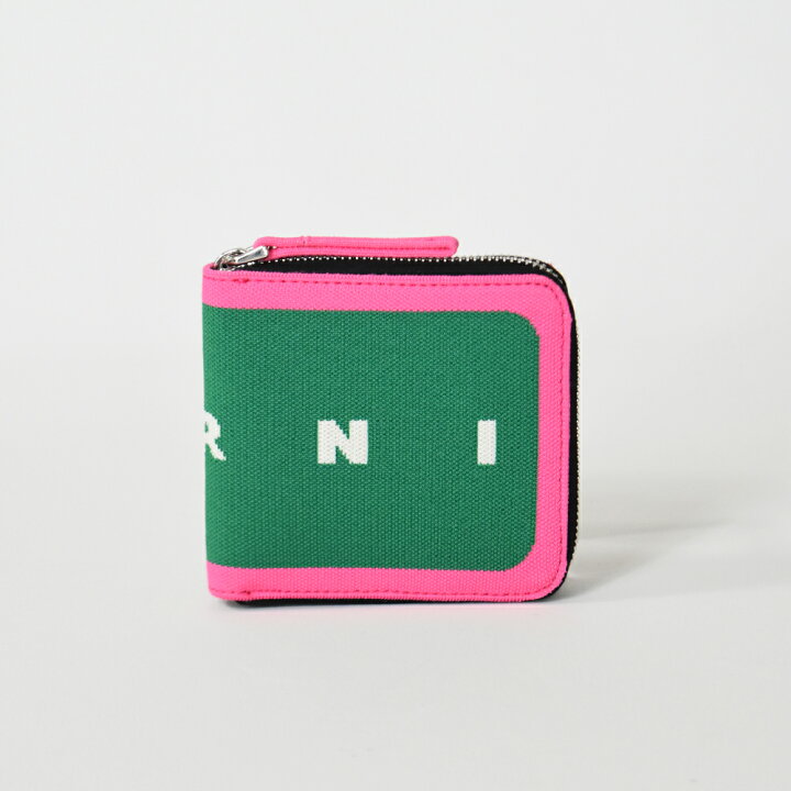 楽天市場】マルニ 二つ折り 財布 MARNI ラウンドジップ レディース 