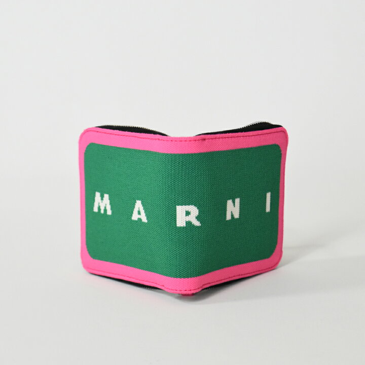 楽天市場】マルニ 二つ折り 財布 MARNI ラウンドジップ レディース 