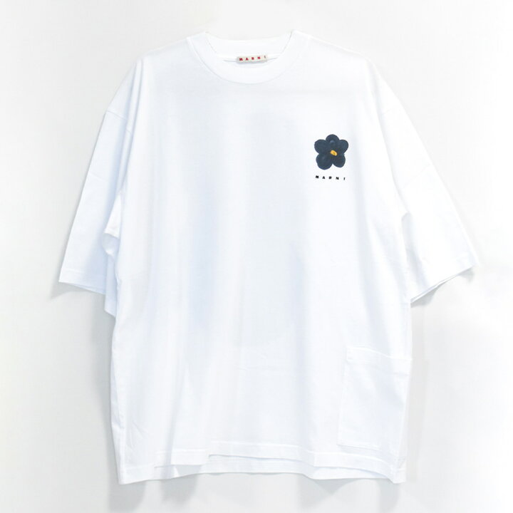 楽天市場】マルニ Tシャツ メンズ ロゴ 半袖 花柄 フラワー ブランド 