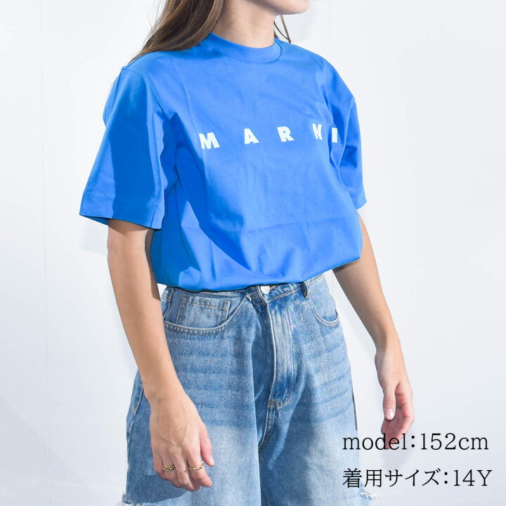 楽天市場】マルニ Tシャツ キッズ レディース ロゴ 半袖 ブランド 親子 