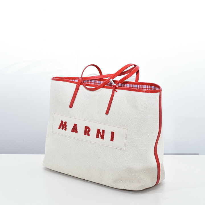 楽天市場】マルニ バッグ レディース メンズ トートバッグ 刺繍 ロゴ 