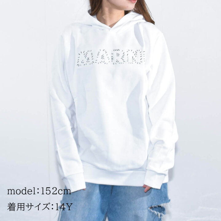 楽天市場】マルニ キッズ パーカー ロゴ フーディー 大人もOK 