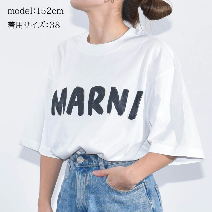 楽天市場】マルニ Tシャツ レディース ロゴ オーバーサイズ 半袖 