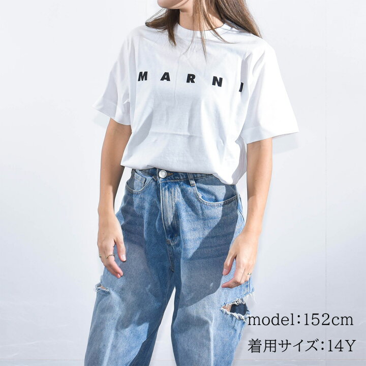 楽天市場】MARNI キッズ マルニ Tシャツ レディース ロゴ 半袖  