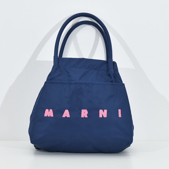 楽天市場】マルニ キッズ MARNI KIDS トートバッグ ロゴ ナイロン 