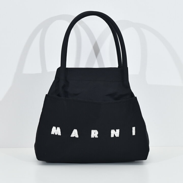 楽天市場】マルニ キッズ MARNI KIDS トートバッグ ロゴ ナイロン 