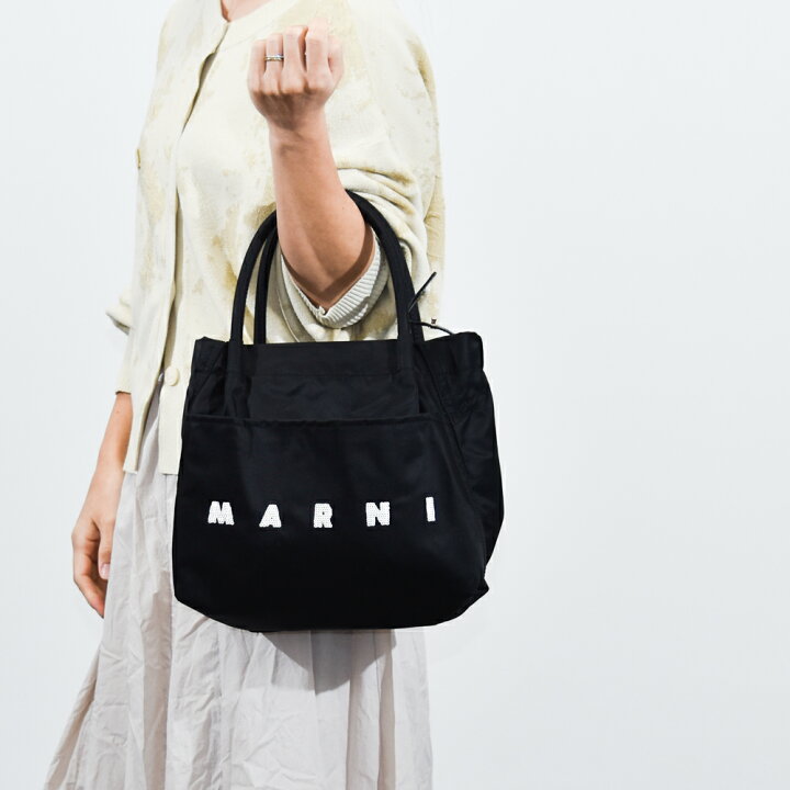 楽天市場】マルニ キッズ MARNI KIDS トートバッグ ロゴ ナイロン 