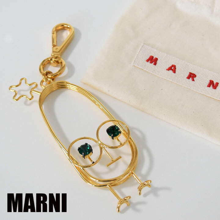 楽天市場】マルニ キーチャーム ゴールド MARNI MARKET FLOWER CAFE 