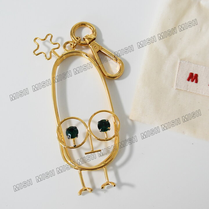 楽天市場】マルニ キーチャーム ゴールド MARNI MARKET FLOWER CAFE  