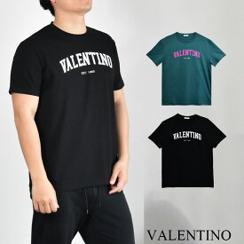 ヴァレンティノ Tシャツ メンズ ロゴ 半袖 ブランド カジュアル バレンチノ ヴァレンチノ VALENTINO ブラック 2V3MG13D964