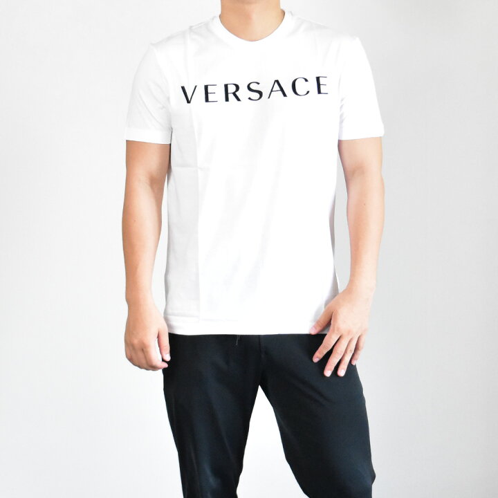 楽天市場】ヴェルサーチ Tシャツ メンズ VERSACE 半袖 ブランド 刺繍  