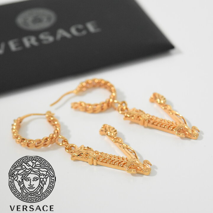 楽天市場】ヴェルサーチ ピアス フープピアス メンズ レディース  