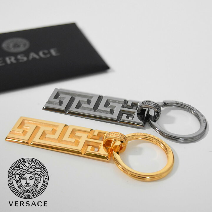 楽天市場】ヴェルサーチ VERSACE キーリング メンズ ブランド シルバー 