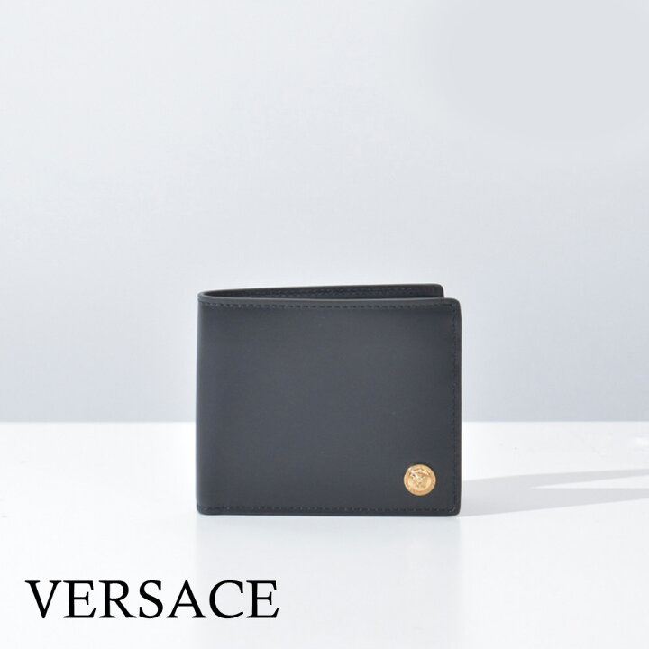 楽天市場】ヴェルサーチ 財布 2つ折り財布 メンズ VERSACE 本革 革 