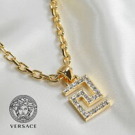 ヴェルサーチ ネックレス ゴールド ビジュー グレカ メンズ ブランド チェーン ハイブランド VERSACE ベ…