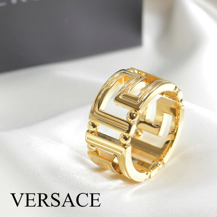 楽天市場】ヴェルサーチ リング 指輪 メンズ VERSACE シルバー  