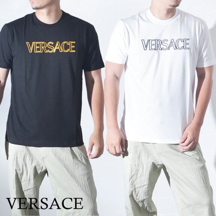 楽天市場】ヴェルサーチ Tシャツ メンズ 半袖 ブランド ロゴ 