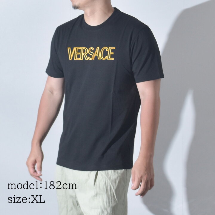 楽天市場】ヴェルサーチ Tシャツ メンズ 半袖 ブランド ロゴ