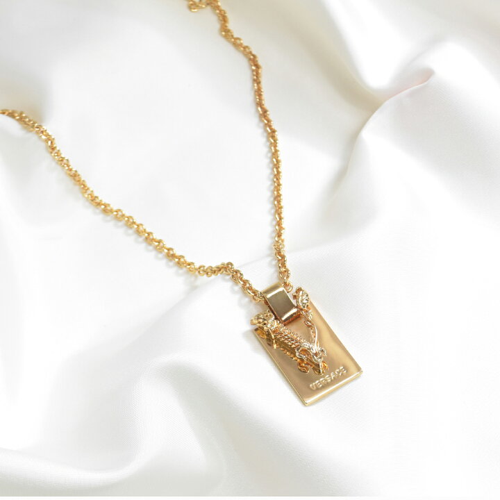 楽天市場】ヴェルサーチ ネックレス ゴールド プレート メデューサ  