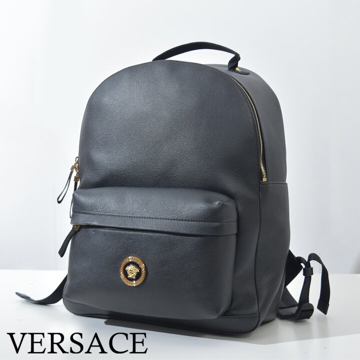 楽天市場】VERSACE バックパック メデューサ カーフレザー メンズ  
