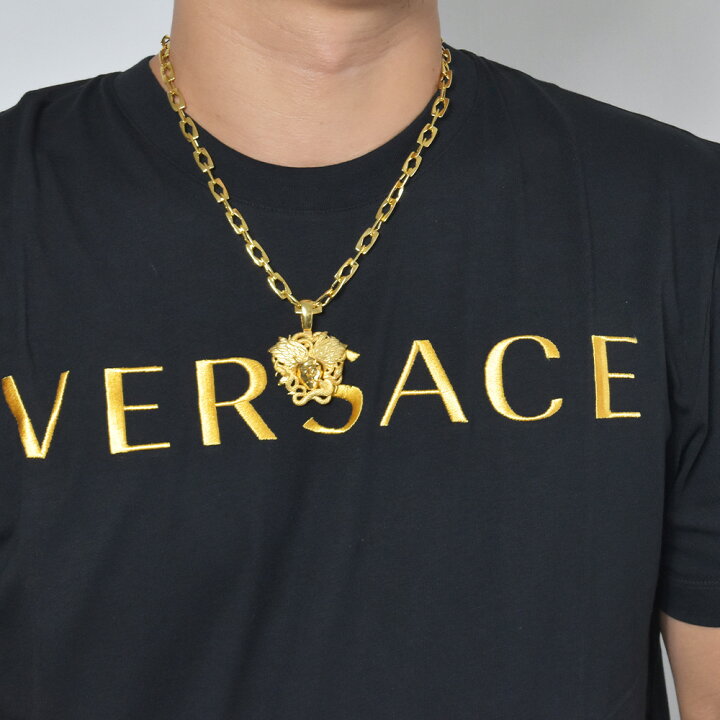 楽天市場】ヴェルサーチ VERSACE ネックレス BIGメデューサ メンズ 