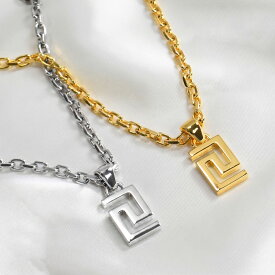 ヴェルサーチ ネックレス メンズ ブランド グレカ グリーク ゴールド シルバー チェーン ハイブランド VERSACE DG17334S