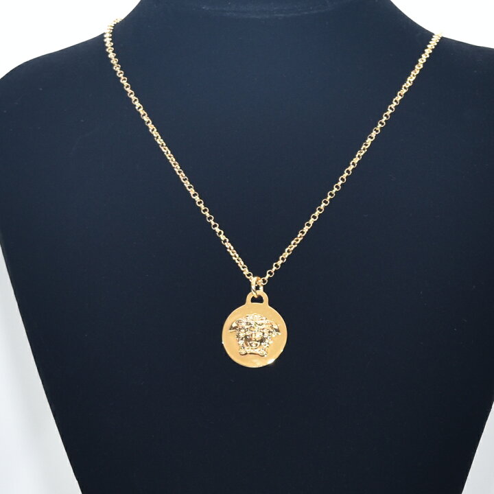 楽天市場】VERSACE ネックレス ゴールド ロゴ メデューサ メンズ 