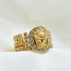 ���F���T�[�` �w�� �����O �����Y �O���J �S�[���h �r�W���[ VERSACE �O���J DG5E011
