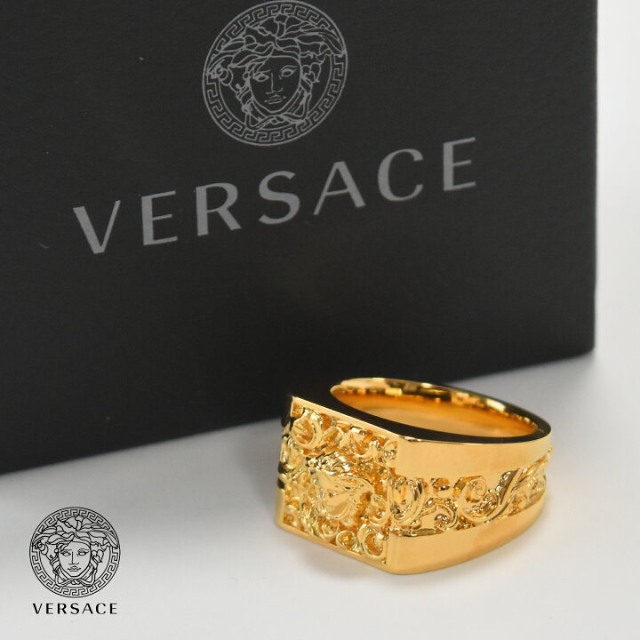 楽天市場】ヴェルサーチ 指輪 リング メンズ VERSACE 太め ブランド 