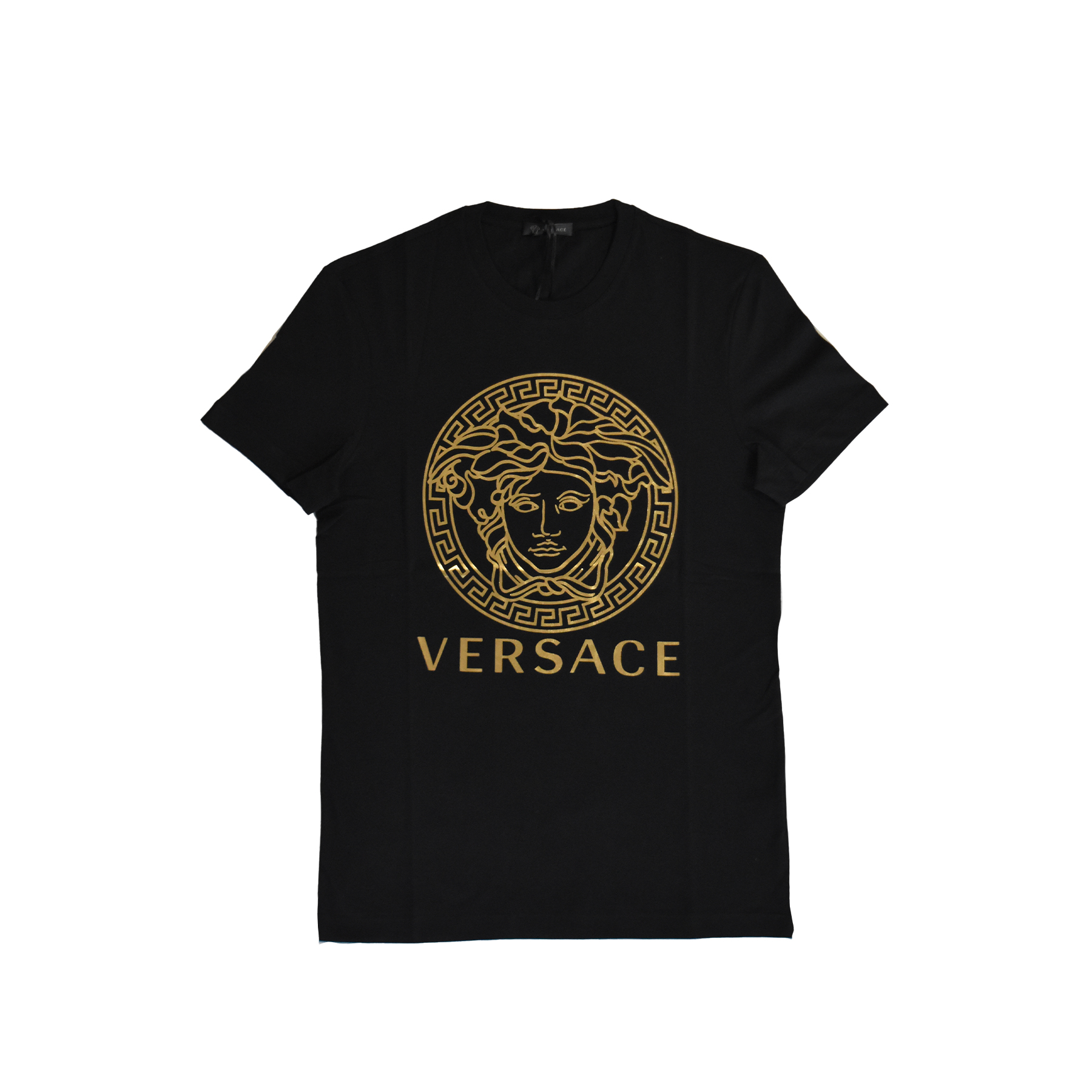 ヴェルサーチ Tシャツ メンズ VERSACE 半袖 ブランド 人気 おしゃれ クルーネック メデューサ カットソー A89497S | MISH　 楽天市場店