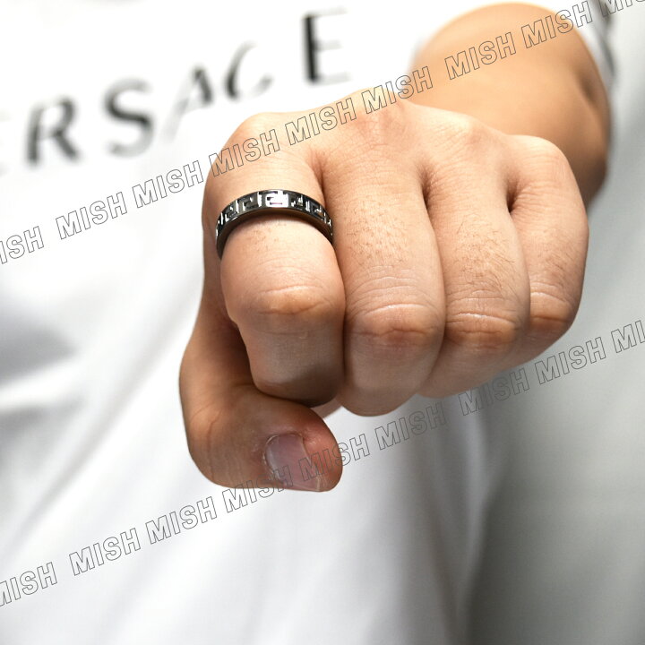 楽天市場】ヴェルサーチ リング 指輪 VERSACE メンズ グリークリング  