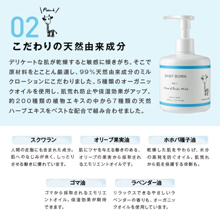 楽天市場】ベビーローション 乳液 大容量 300ml 保湿 無添加 
