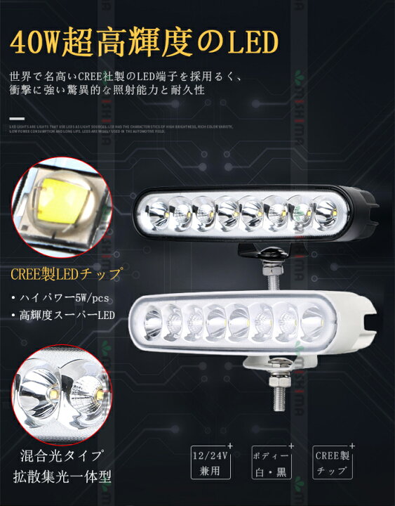 楽天市場】作業灯 LED 投光器 LED作業灯 ワークライト LEDワークライト 