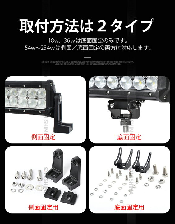 楽天市場】12v led作業灯 作業灯 LED ワークライト 投光器 【3台セット 