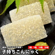 フジトシ食品 子持ちこんにゃく 広島 特産《190g×3個～40個》湯来町 こんにゃく ししゃも 卵 刺身こんに…