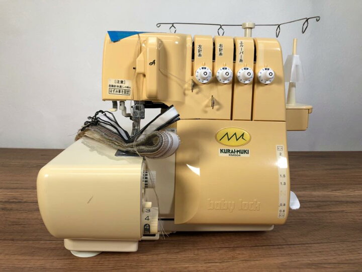 楽天市場】【中古品】ベビーロック 衣縫人 ムキロック KM504  