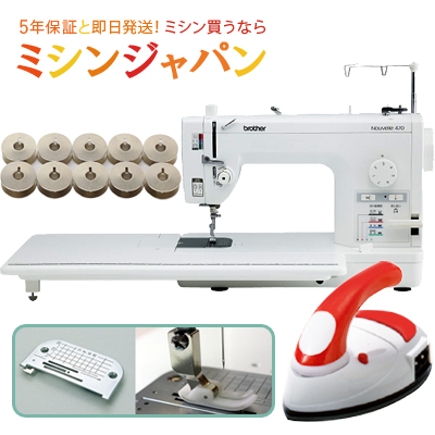 再×14入荷 ☀️整備済キミエ・ブラザー職業用ミシンTA630 針糸自動糸